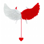 Devil Angel Feather Wings Dress up Halloween Party Costume Wings Prop Accessories Costume Fashion Show Stage Performance Props