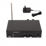 IEM-s&uuml;steemi saatja 570 kuni 590 MHz stereo juhtmevaba k&otilde;rva monitori saatja lavale, stuudiosse