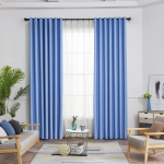2 tk kaasaegse stiiliga &uuml;lit&auml;psed pimendavad kardinad l&auml;biviikudega, erinevad v&auml;rvid, kardinad elutuppa, magamistuppa 100X130CM 2PCS&Grommet Top sinine