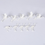 home and garden Ornament White Japanese Crane Figurine Animal Model DIY Supplies