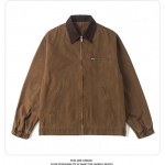 2025 kevad- ja s&uuml;gistalvine uus jakk retro kauboi stiilis unisex vabaaja mitmek&uuml;lgne S pruun