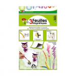 Feuille magn&eacute;tique imprimable - MARQUE - 3 feuilles A4 - Blanc - Mixte - Adulte