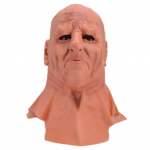 Vana mehe mask Hirmutav Halloweeni lateksist kiilas inimese pea katte kost&uuml;&uuml;mipidu Cosplay rekvisiidid