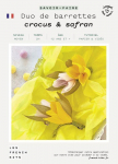 Kit DIY French Kits - Fleurs en papier Crocus et Safran - Blanc mitmev&auml;rviline