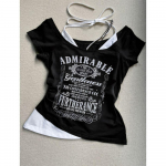 L&uuml;hikeste varrukatega vabaaja suvine t&auml;navamood gooti T-s&auml;rk gooti slim T-s&auml;rk femme crop top 90ndate vintage riided naiste T-s&auml;rgid punk seksikas L