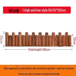 V&auml;liskorrosioonivastane puidust aiatara lillepeenarde ja kaunistuste jaoks Carbonized