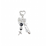 8 suuruse palliga helmestega liblikas v&otilde;tmehoidja Y2K gooti v&otilde;tmehoidja helmestega pin Angel Key Love Pandlaga ripats