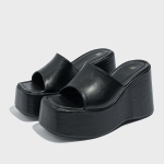 Y2K Punk Platvormiga Muulad Naistele Suvised Kiilud Gooti Sandaalid Naiste Kingad Mugavad 38 black