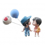 Autokaunistused Armas Multifilm Paari Tegevusfiguur Figuurid &Otilde;hupalli Kaunistused Auto Sisekujundus Armatuurlaua Kaunistus Autole Kodule Kontorile sinine