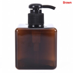 250 ml kreemipudeli ruudukujuline t&uuml;hi plastpudeli &scaron;ampoon n&auml;opesupudel helesinine v&auml;rv