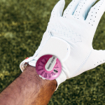 Golf Score Counter Solid Clip on Mini Stroke for Women Outdoor Scorekeeper transparent red transparent blue