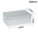 Mini plekist seebikarbid juuksen&otilde;elad metallist ristk&uuml;likukujulised rauast karbid v&auml;ikesed ruudukujulised hoiukarbid ehted k&uuml;&uuml;nte ilu kommid m&uuml;ndid pillikarbid 100X65X33MM