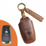 K&auml;sitsi valmistatud nahast retro v&otilde;tmekate Ford Focus/Mondeo jaoks