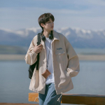 Tikitud Hiphop Jope Meeste Moodne jakk High Street lahtine top M