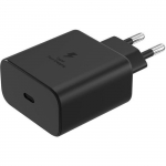 Kiirlaadija 45W - Phonillico - &Uuml;hilduv SAMSUNG S25/S24/S23 - USB-C - Must - Kiirlaadimine must