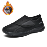 Uued Meeste Jalan&otilde;ud Laiad K&auml;imissussid Slip-on Ortopeedilised Jalan&otilde;ud Tursetega Jalgadele Jalgade Valu Leevendamiseks Polsterdatud Tossud Zapatos Hombre 47 must