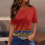 Naiste T-s&auml;rgid, plisseeritud &uuml;markaelus, kleit, vabaaja pluusid, tr&uuml;kiga l&uuml;hikeste varrukatega suvised topid. L armee roheline v&auml;rv