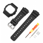 Rihm koos korpusega Casio G-Shock DW-5600 DW-5000 GW-M5610 GLX-5600 jaoks Meeste Naiste Vahetus Kummist Vaik Kest Kellarihm K&auml;ev&otilde;ru 5610