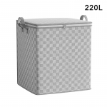 Lausriidest kaanega teki hoiukott T&otilde;mblukuga Kokkupandavad riided Tekikastid konteiner Suure mahutavusega tolmukindel kott Korraldage 220L