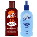 Malibu p&auml;evitus&otilde;li SPF15 200ml + pihustatav palsam p&auml;rast p&auml;evitamist 200ml