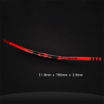 720/780 mm jalgratta juhtraua neelamiskujuline Alucanxingum jalgratta juhtraud 31,8 mm varre jaoks 780mm long red