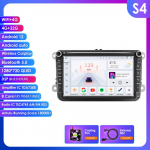 Ossuret 8 2-DIN multimeediapleier Volkswagen Golf 5 Transporter VW Passat B6 Polo Jetta Skoda Seat jaoks, Android 13, Intelligentne Carplay, Autoraadio, GPS S4 8Core 4G 32G