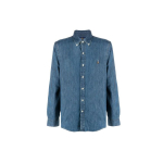 Polo Ralph Lauren Nupp Logo Denim Pikkade varrukatega S&auml;rk Meeste s&auml;rgid Sinine 710548539-001 XL gray