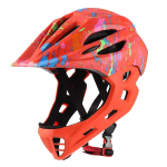 Reguleeritavad Hingavad Laste Jalgrattakiivrid V&auml;ikelaste Kerged T&auml;isn&auml;oga Jalgrattakiivrid LED-valgustiga Orange Raven M52-56cm