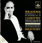 CD LENINGRAD PO; MRAVINSKY - Brahms & Tchaikovsky URN22181 Urania 2001 Itaalia Klassikaline Kasutatud