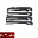 4 tk S&uuml;sinikkiust Stiilis Mustad K&uuml;lgukse K&auml;epideme Katte Liistud Toyota Tundra 2022 jaoks