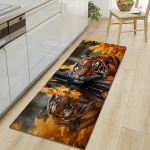 1 tk Tiigrimustriga p&otilde;randamatt, moodne k&ouml;&ouml;gi pol&uuml;estervaip, libisemiskindel, v&auml;rviline sisevaip, kodu, vannitoa, magamistoa, elutoa dekooriks 120*160cm