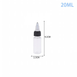 1 tk l&auml;bipaistev keeratav kork T&uuml;hi lemmikloomade plastist mahl Vedela tilguti pudelid Twist Top kork T&auml;toveering pigmendi tindimahutid meigit&ouml;&ouml;riist 20ML
