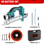 ONEVAN 10000PSL Harjadeta Elektriline M&auml;&auml;remasin Juhtmeta K&otilde;rgsurve Autohooldus M&auml;&auml;rde&otilde;li J&otilde;ut&ouml;&ouml;riist Makita Aku Pinni jaoks Without Battery