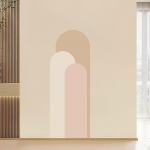 Geometric Wall Decal for Easy Application in Living Room, Office, Nursery, And Kitchen