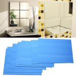 9tk 15X15cm peegelplaat Seinakleebised Mosaiik ruumimeik Dekoratsioon 3D Kleebis Isekleepuv