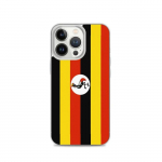 Coque iPhone &ndash; iPhone 13 Pro &ndash; Drapeau Ouganda &ndash; Supp &ndash; Mitmev&auml;rviline &ndash; Vertikaalne