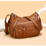 Pehme PU-nahast veekindel &otilde;lakott Naistele Retro vabaaja crossbody kott Mitme taskuga Suure mahutavusega Klassikaline k&otilde;ik sobivad kotid