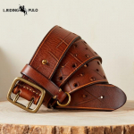 Korea stiilis mood isiksuse trend topeltn&otilde;elaga pandlaga v&ouml;&ouml; meeste ehtsast nahast puhas lehmanahk retro nooruslik mitmek&uuml;lgne teksav&ouml;&ouml; 125cm