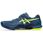 Asics Gel Resolution 9 Mako Blue Safety Yellow Meeste Tennised 1041A330-404 42.5