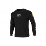 Under Armour FW22 Prindiga Mustriga Meeste Pikkade Varrukatega Pullover T-s&auml;rk Must 1375095-001 XL