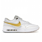 Eastside Golf x Nike Air Max 1 86 OG Golf Big Bubble - Iga&uuml;he m&auml;ng. Ole Autentne Unisex Tossud Valge Metallik-Kuldne Puht-Plaatina HQ3074-100 41