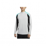 Nike Dri-Fit Strike Moekas Mugav Mitmek&uuml;lgne Pikkade Varrukatega Jalgpallis&auml;rk Meeste &uuml;laosad Tolmu-Hele Must Elav-Sinine FN2404-025 2XL