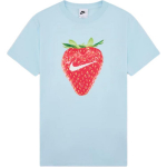 Nike T-s&auml;rk &Uuml;mmargune kaelas Maasikaprindiga L&uuml;hikesed varrukad Laste toppi Glacier-Blue HQ1186-474 L