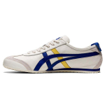 Onitsuka Tiger Mexico 66 &Uuml;mar Ninaga Paelkinnitusega Spordijalatsid Unisex Tennised Valge Sinine Kollane 1183A201-112 37
