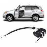 Esipoolne vasakpoolne juhiukse lukustusmehhanism Hyundai Santa Fe 2010 2011 2012 jaoks