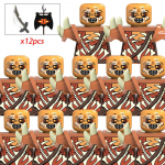 MOC Keskaja lotr Figuurid Ork S&otilde;durid R&ouml;&ouml;vel Vargr Hunt Elevant Ratsu R&uuml;&uuml;tlid Ehitusklotsid Klotsid M&auml;nguasjad lastele kingitused