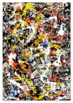 Obraz na pł&oacute;tnie Pollock Convergence 50x70 cm