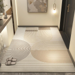 Sissek&auml;igumatt Esik Mustust H&uuml;lgav Kulumiskindel Libisemisvastane Jalamatt 80 * 120cm