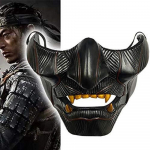 Pooln&auml;gu Oni Samurai Mask Halloweeni Cosplay Rekvisiidiks