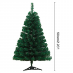 1 tk j&otilde;ulupuu Suured j&otilde;ulukaunistused Kvaliteetne kunstlik j&otilde;ulupuu Sise- ja v&auml;listingimustesse Roheline metallist alusega PVC 90CM s&uuml;gav/roheline